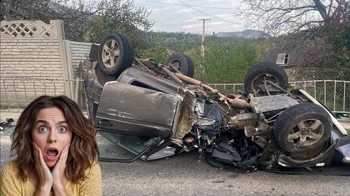 То, что это &laquo;Нива&raquo; после ДТП можно лишь догадаться