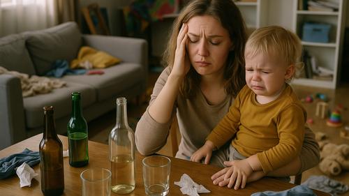 20-летняя мать вскармливала 2-летнего сына пивом