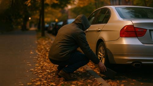 Пуля прервала установку мины под авто