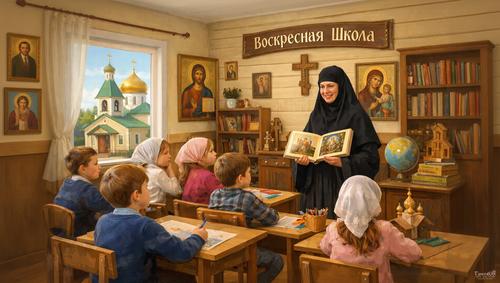 Детям предлагают постепенно врастать в воскресную школу
