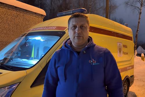 Водитель &laquo;скорой&raquo; из Обнинска Ясенков в Курской области за ночь вывез из-под огня 400 раненых бойцов